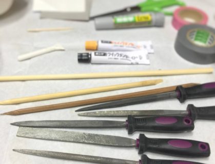 オルゴナイト作りと金継ぎと