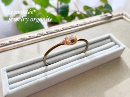 タイガーアイの真鍮バングル その2