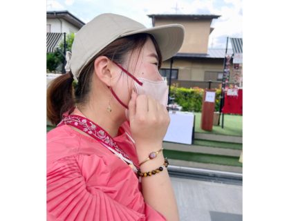 ガーネット×アメジストのバングル